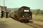 BR 86 110 Jahre Fl�ha- B�renstein ein Jubileum bei dem 86 001 planm��ige Z�ge bef�rderte. Warmbad am 31.07.1982