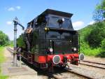 BR 86 WTB 86 333 beim Wasser fassen im Bf Weizen; 23.06.2010