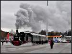 24.11.07 55 Jahre Seehafen Stralsund. Zur Feier des Tages pendelt ...