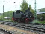 BR 91 Wenige Meter von meiner Haust�r konnte ich am 15.Mai 2010 in Bergen/R�gen 91 134 beim Umsetzen an der Nordeinfahrt fotografieren.