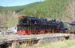 DB 94 1538 der Rennsteigbahn, mit dem Raanzer nach Katzh�tte ...