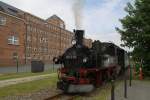 BR 99 Am 13.06.2010 passiert 99 516 die St�tzengr�ner B�rstenfabrik. 