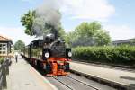 BR 99 99 5901 am 11.06.10 im Bahnhof Wernigerode-Wetserntor.