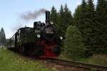 BR 99 99 5902 ist am 11.06.2010 auf der Harzquerbahn unterwegs. 