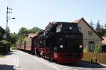 99 7241-5 als N 8930 vom Brocken nach Wernigerode bei ...