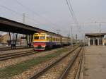 ER2-8029-07 mit Regionalzug 6237 Aizkraukle-Riga Pasazieru auf Bahnhof Riga Pasazieru ...