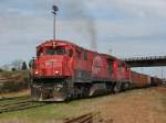 ALL 7602 (C30-7) und 9463 (SD40-2) Ponta Grossa - 07/06/2008