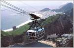 Wer kennt sie nicht aus dem James Bond Film, die Luftseilbahn auf den Pao de Azucar in Rio de Janeiro mit atemberaubendem Blick ber die weissen Strnde der Copacabana. (Archiv 03/1979)