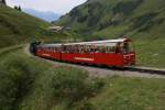 Ein Dampfzug der BRB wird am 20.8.10 von der H ...