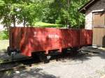 Der G�terwagen 812 der Br�ltalbahn.Er steht im Br�ltalbahn-Museum in Asbach. ...