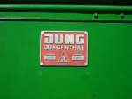 Fabrikschild der Lok 53 der Br�ltalbahn.  ...