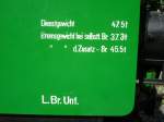 Daten der Lok 53 der Br�ltalbahn.  ...