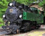 RSE Dampflok 53 am 12.6.2011 in Asbach.  ...