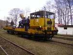 Brohltalbahn Ein Schmalspur SKL Rangiert im Bahnhof Brohl am 2.4.10

