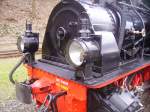 Brohltalbahn Die Vorderen Scheinwerfer von der Lok Franzburg in Brohl am 2.4.10