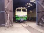 Die D5 hat endlich ihren schweren G�terzug geparkt und Parkt ...