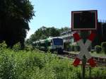 bsb-breisgau-s-bahn Regioshuttle der BSB am Haltepunkt Freiburg-Landwasser,
Juni 2008