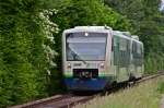 Breisgau- S- Bahn auf dem weg nach Gottenheim. In mitten ...