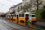 Budapest Strassenbahn Ungarn - Budapest - Moszkva ter, 21.11.2008