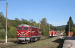 75006-7 beim Rangieren in Dobrinischte 13.9.18