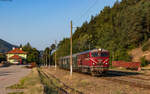 75 006 mit dem R 16102 (Dobrinishte - Septemvri) in Jakoruda 3.9.23