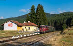 75 006 mit dem R 16102 (Dobrinishte - Septemvri) in Avramovo 3.9.23