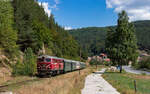 75 009 mit dem R 1661 (Septemvri - Dobrinishte) in Cherna Mesta 3.9.23