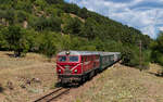 75 009 mit dem R 1661 (Septemvri - Dobrinishte) bei Dagonovo 3.9.23