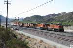 F�nf BNSF Lokomotiven (# ...  Ulrich Slovig 09.11.2011