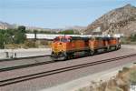 Vier BNSF Lokomotiven (# ...  Ulrich Slovig 09.11.2011