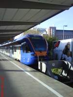 Cantus-Bahn Ein verirrter Flirt der Cantus-Bahn (427-504) fernab seiner Heimat Gesehen im M�nchner Hbf Gleis 36. Ich wei� wirklich nicht was er hier in M�nchen zu tun hatte.
