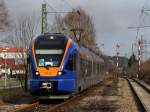 Der 427 007 von Cantus als BLB Ersatzzug am 01.01.2010 ...