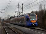 Der 427 007 am 01.01.2010 bei der Ausfahrt aus Piding. ...