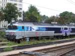 Die 72178 steht in Mulhouse am 30/08/10.  ...
