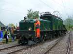  Krokodil Ce 6/8 13302 bei Rangierfahrt in Interlaken Ost ...