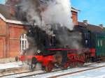 Bf. Treignes - 11-01-2009 - Lok. 158 Temperatur ist : ...
