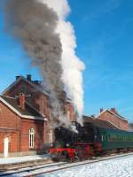 cfv3v-chemin-de-fer-a-vapeur-des-trois-vallees Bf. Treignes - 11-01-2009 - Lok. 158

Temperatur ist : - 17�C