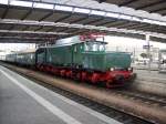 Krokodli-BR 254 052 auf Sonderfahrt im Chemnitzer Hauptbahnhof (Juni 2009) ...
