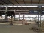 Bauarbeiten im Chemnitzer HBF. Zusehen ist gleis 8 und 9. ...