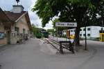 Blick auf Prien-Stock am 19.05.2010 links das Geb�ude der Chiemssee ...