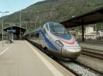 ETR 610 Mailand-Genf am 27.04.10 im Grenzbahnhof Brig ... ETR 610 Mailand-Genf am 27.04.10 im Grenzbahnhof Brig ...