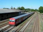 8073068-3 erreicht mit ca. 40min�tiger Versp�tung als REX5970 den Bhf. ...