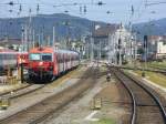 City-Shuttle Garnitur kurz vor dem Grazer Hauptbahnhof am 10.7.2010. Foto ...