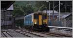 In Blaenau Ffestiniog trifft die Schmalspurbahn aus Porthmadog auf die ...