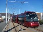 Clermont-Ferrand Busbahn Der Bustram Nr 16 auf eine Weiche am 29/03/10.