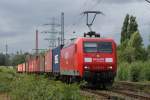 145 013-9 mit Containerzug in Hamburg Unterelbe am 09.07.2009 ... 145 013-9 mit Containerzug in Hamburg Unterelbe am 09.07.2009 ...