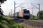 189 082-1 mit Containerzug ...  Stephan Kemnitz 17.07.2011