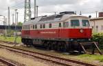 232 329 der EWR steht am 08.05.10 in Cottbus abgestellt. ...