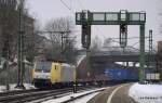 ES 64 F4-205 der CTL-Logistik durchf�hrt am 23.01.10 mit einem ...
