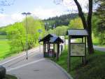 cursdorf Hp Cursdorf in Th�ringen, der gleichzeitig Endstation der Oberwei�bacher Bergbahn ist; 22.05.2010